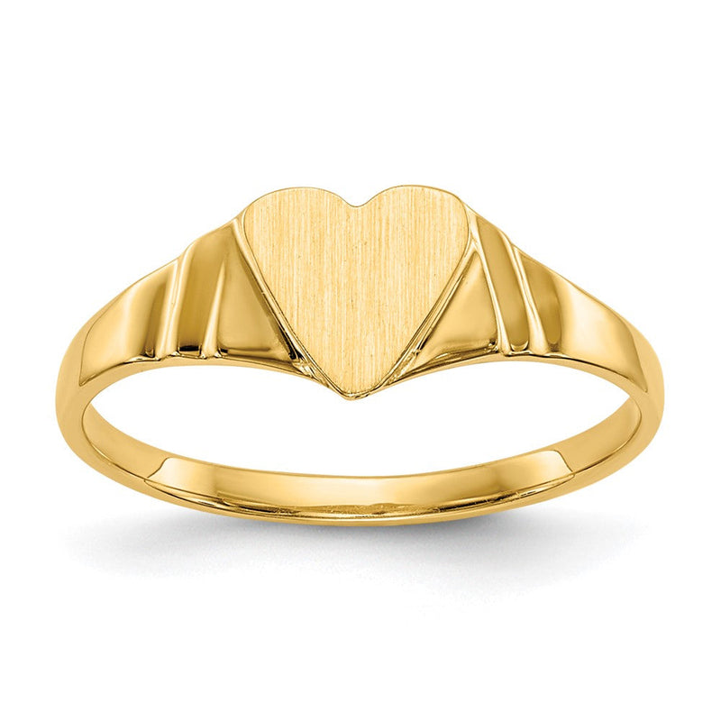 10K Gelbgold 10K Kinder Siegel Ring