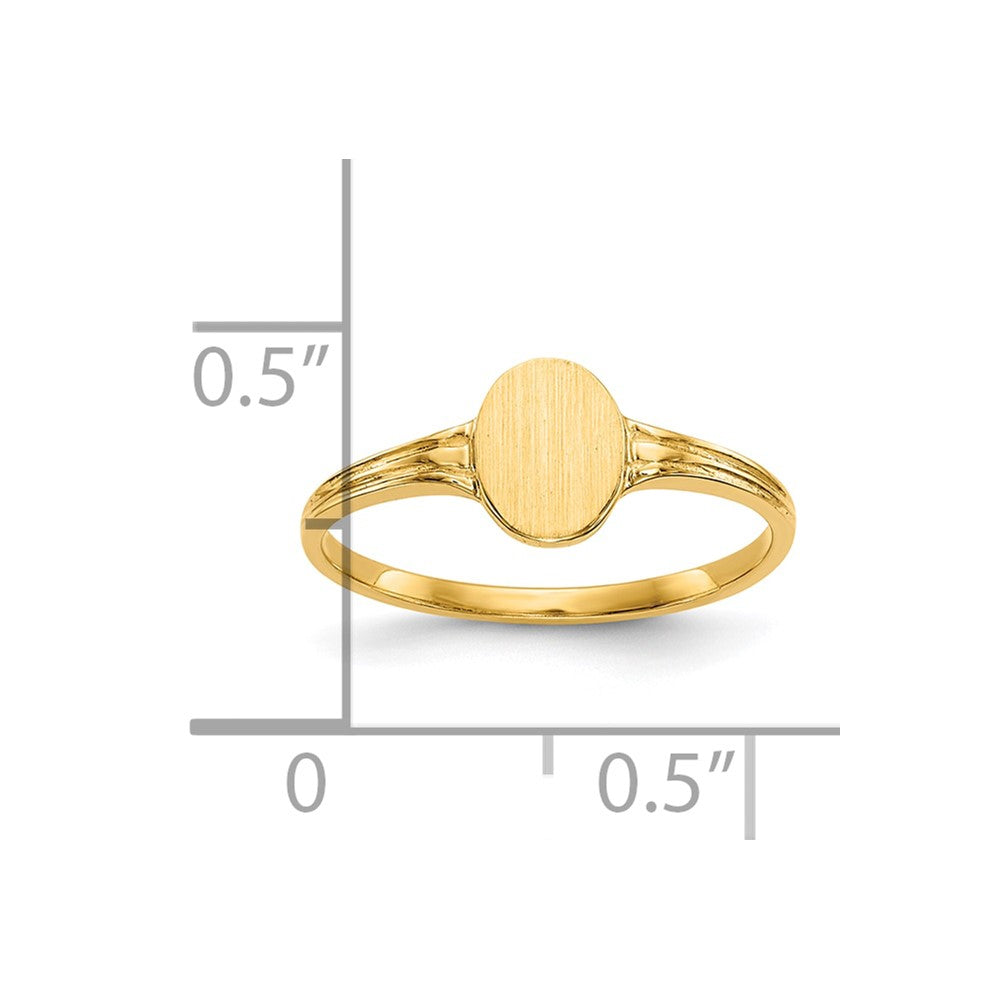 10K Gelbgold 10K Siegel Ring