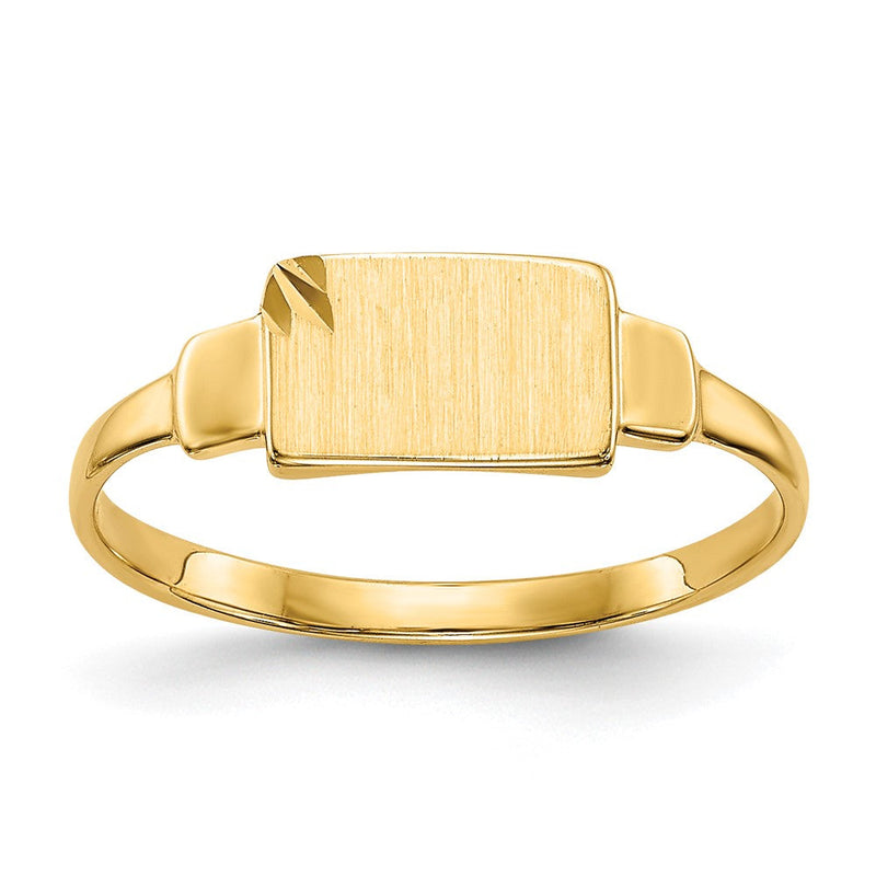 10K Gelbgold 10K Siegel Ring