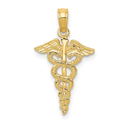 10K Gelbgold Caduceus Anhänger
