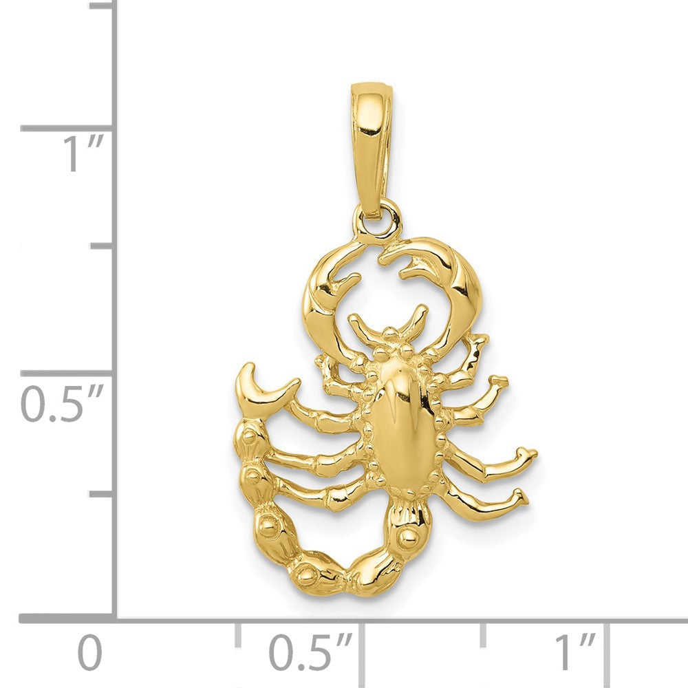 10K Gelbgold 10K Scorpion Anhänger