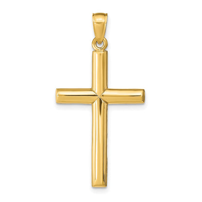 10K Gelbgold Kreuz Anhänger
