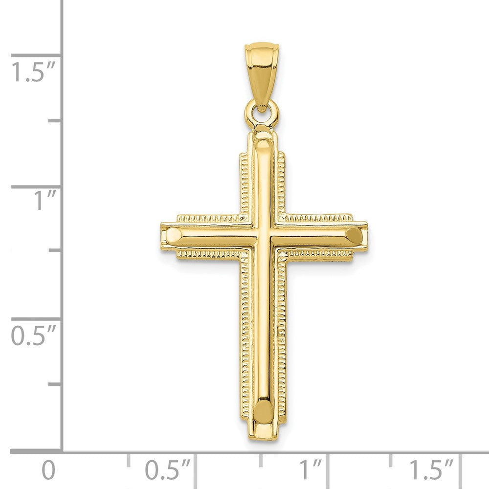 10K Gelbgold Kreuz Anhänger