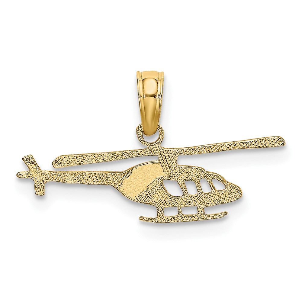 10K Gelbgold Helicopter Charm