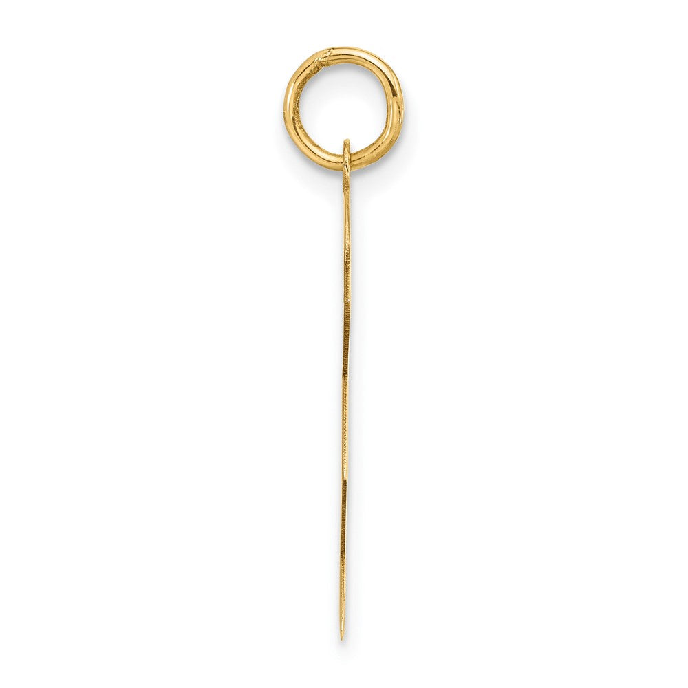 10K Gelbgold 10K 2 Stück Klein Herz Charm