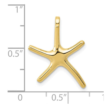 10K Gelbgold Dancing Seestern Charm