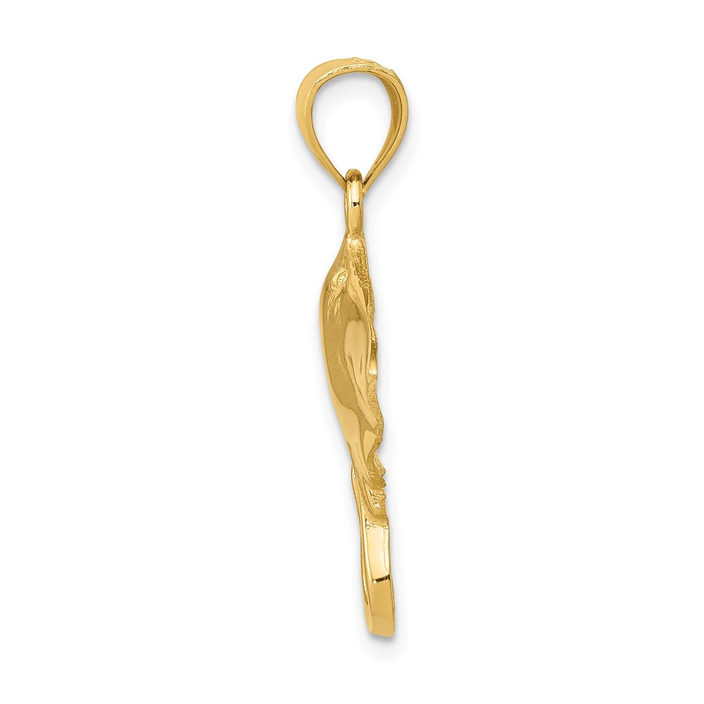 10K Gelbgold 10K Stingray Anhänger