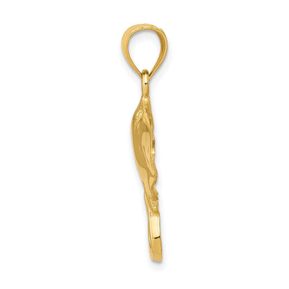 10K Gelbgold 10K Stingray Anhänger