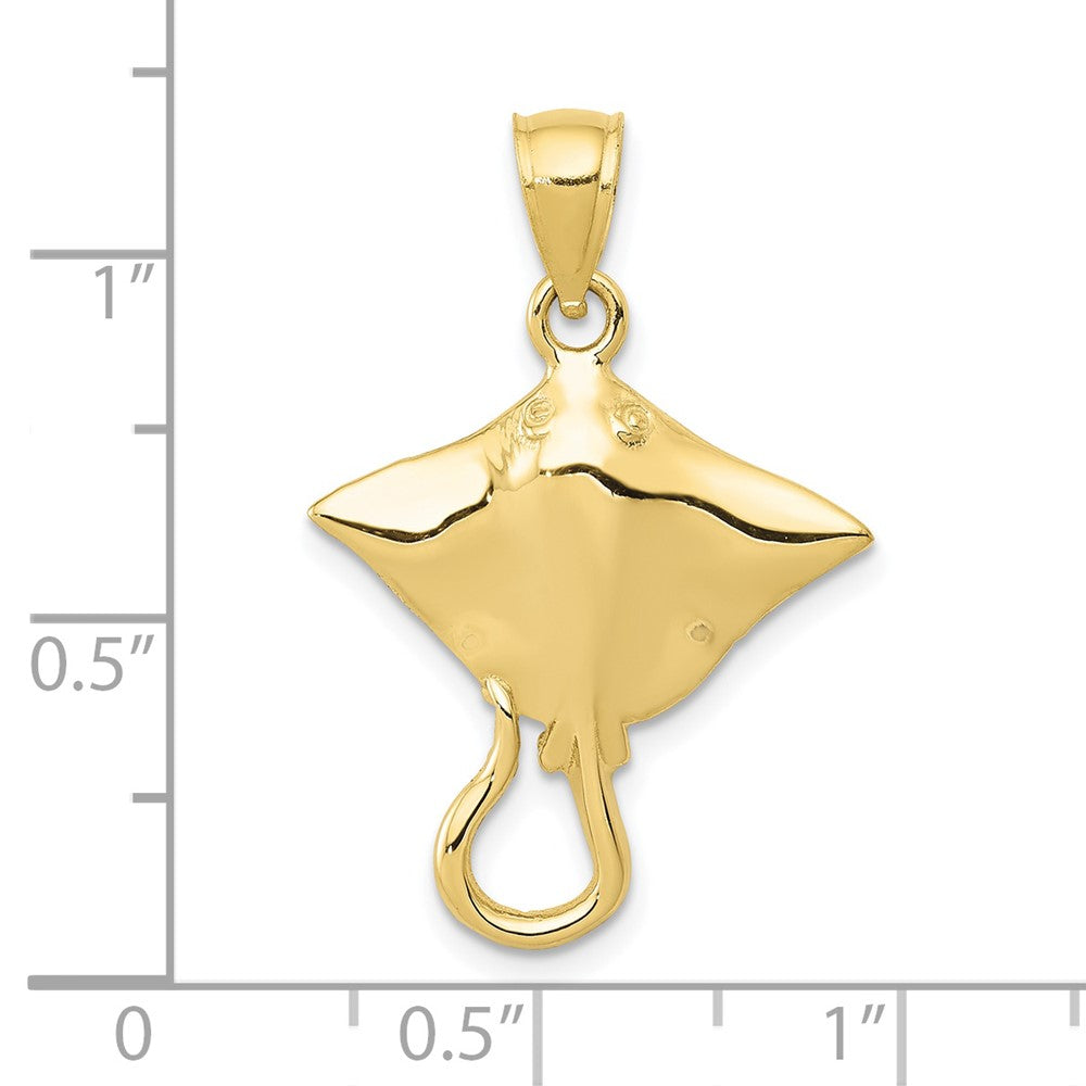 10K Gelbgold 10K Stingray Anhänger