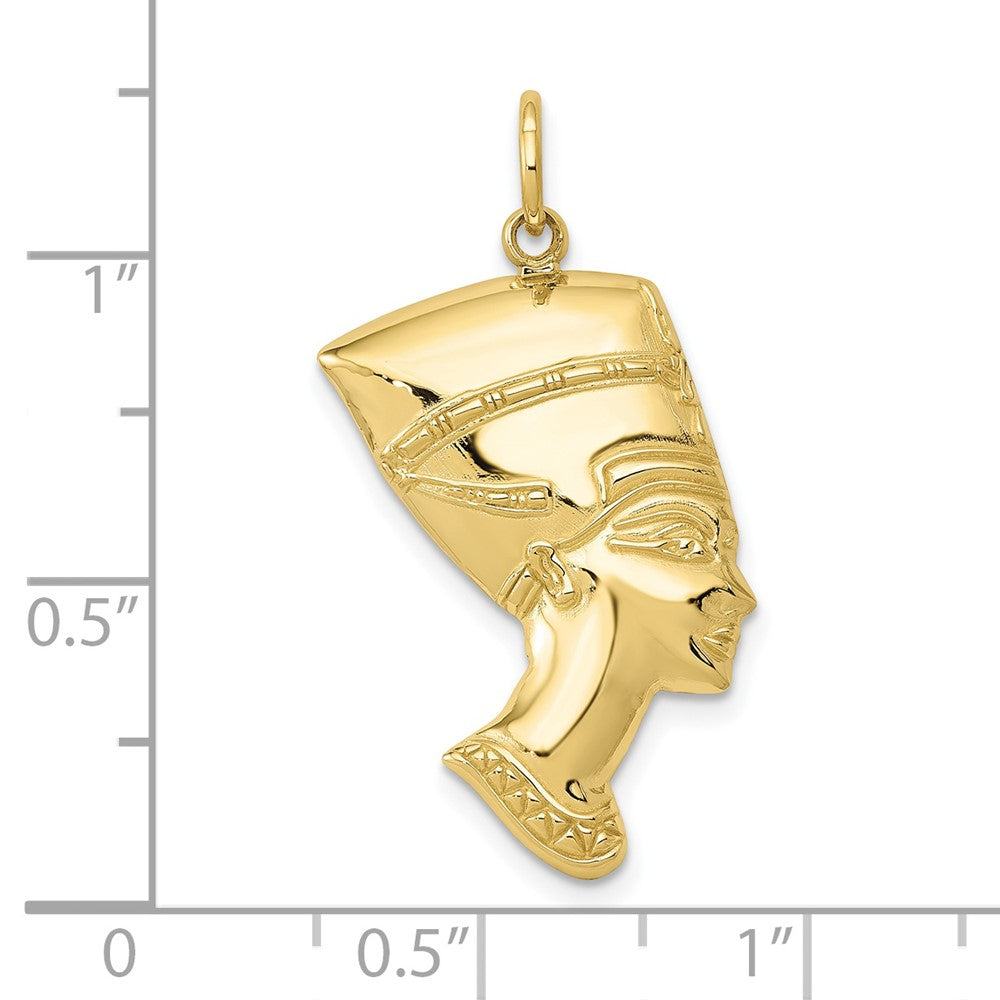10K Gelbgold Nefertiti Charm