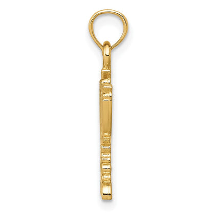 10K Gelbgold 10K Menorah Anhänger