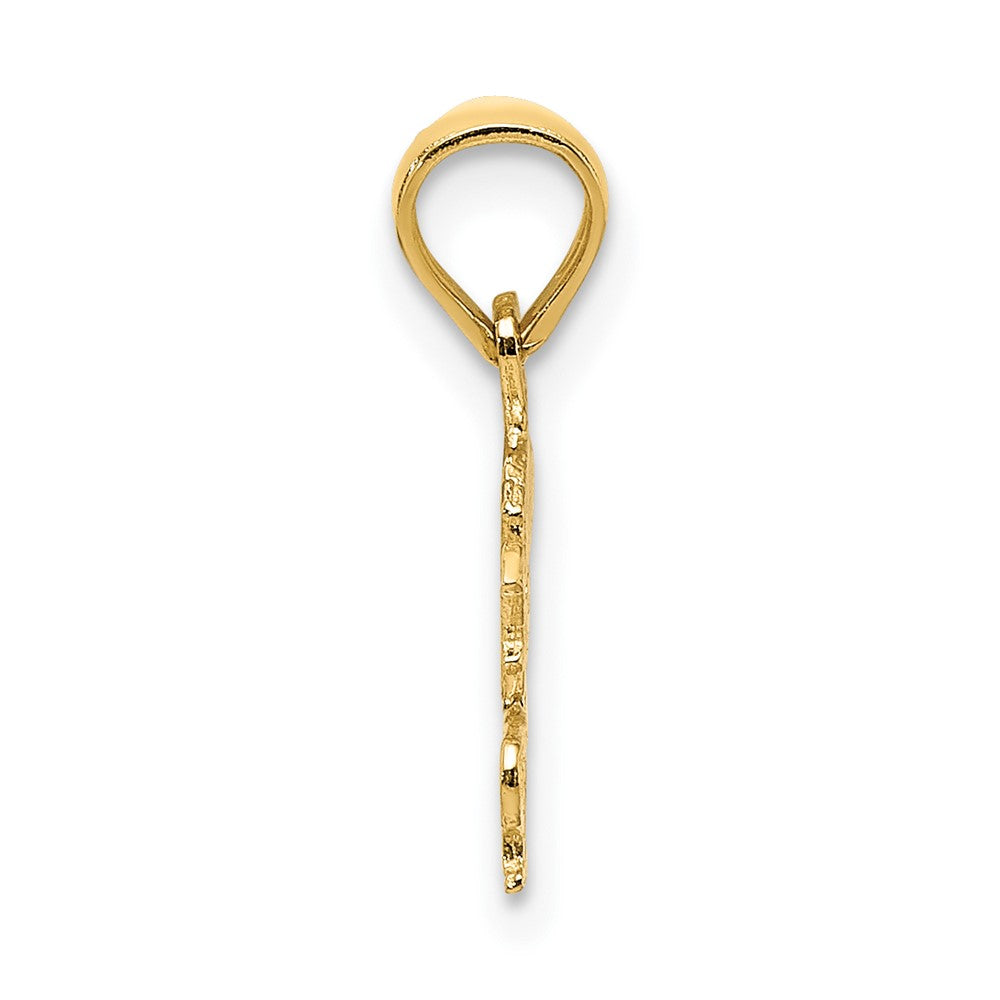 10K Gelbgold 10K Born To Shop Charm
