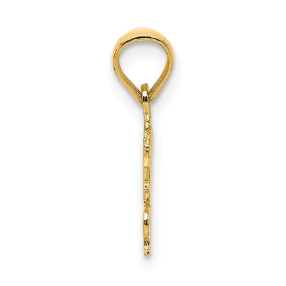 10K Gelbgold 10K Born To Shop Charm