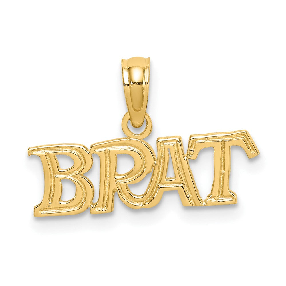 10K Gelbgold 10K Poliert Brat Charm