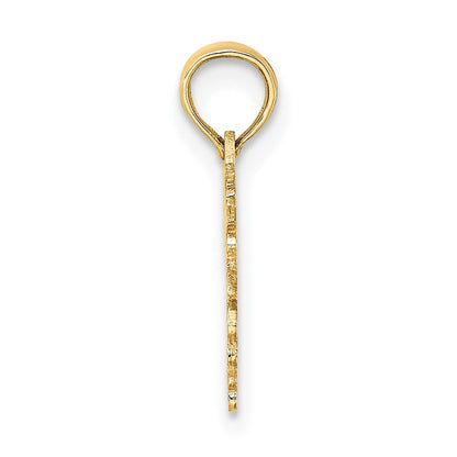 10K Gelbgold 10K 100% Taurus Tierkreis Charm