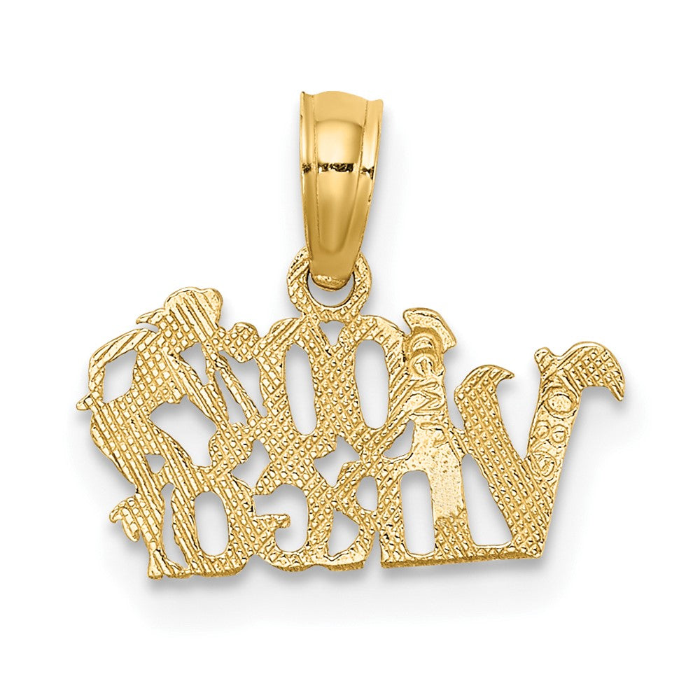 10K Gelbgold 10K 100% Virgo Tierkreis Charm