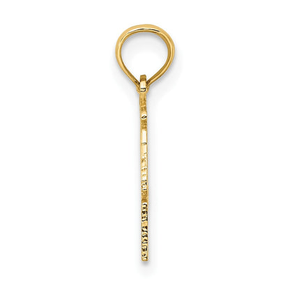 10K Gelbgold 10K 100% Libra Tierkreis Charm