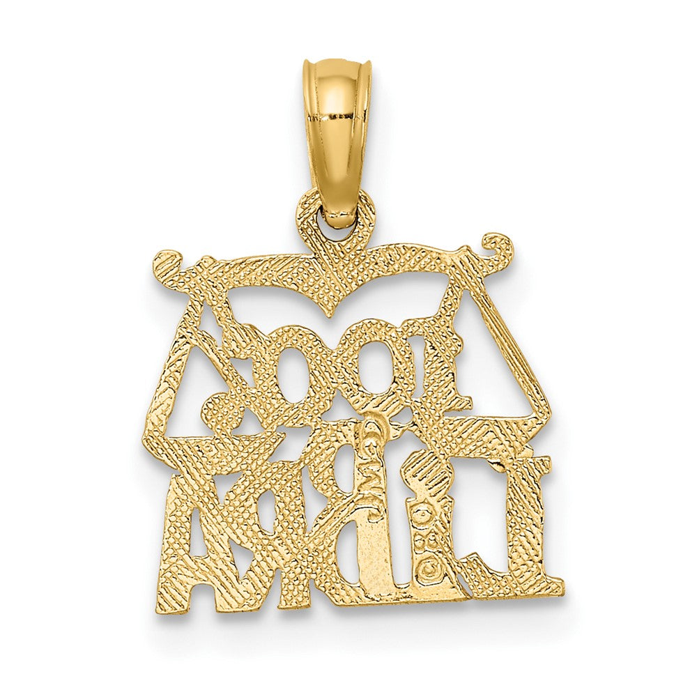 10K Gelbgold 10K 100% Libra Tierkreis Charm