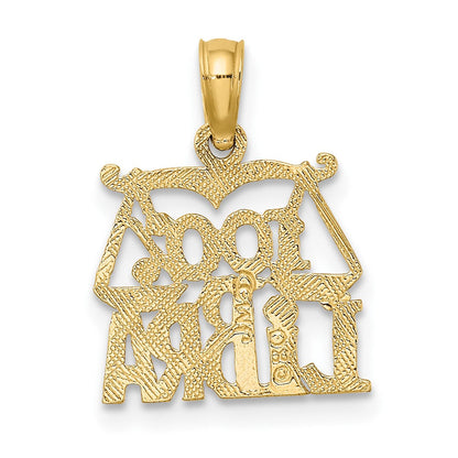 10K Gelbgold 10K 100% Libra Tierkreis Charm
