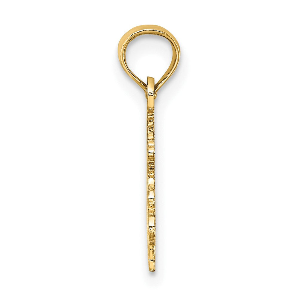 10K Gelbgold 10K 100% Capricorn Tierkreis Charm