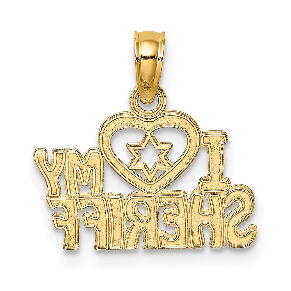 10K Gelbgold 10K I Herz My Deputy Charm
