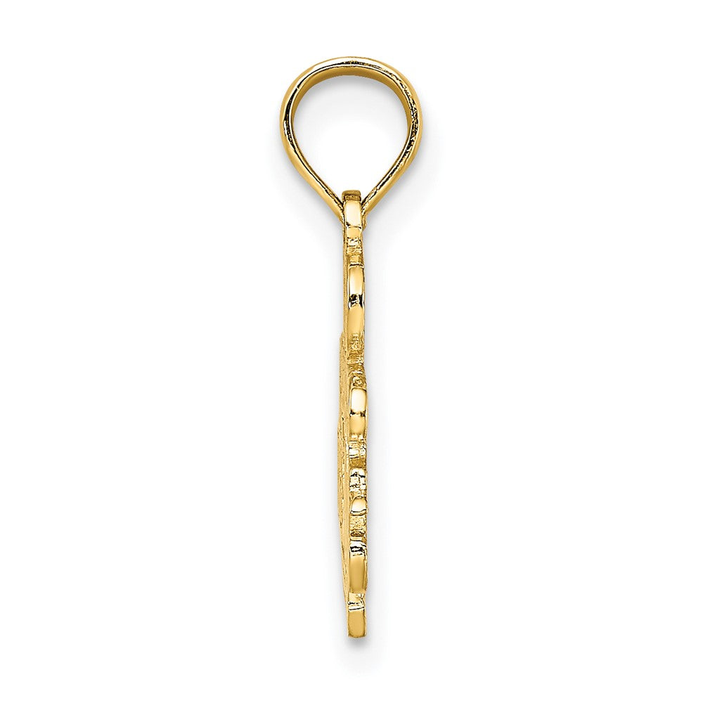 10K Gelbgold 10K I'd Rather Be Sailing Charm