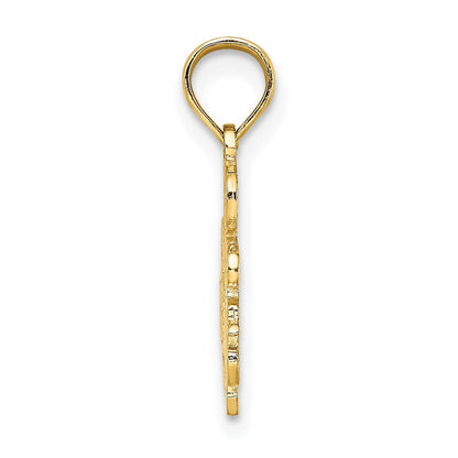 10K Gelbgold 10K I'd Rather Be Sailing Charm