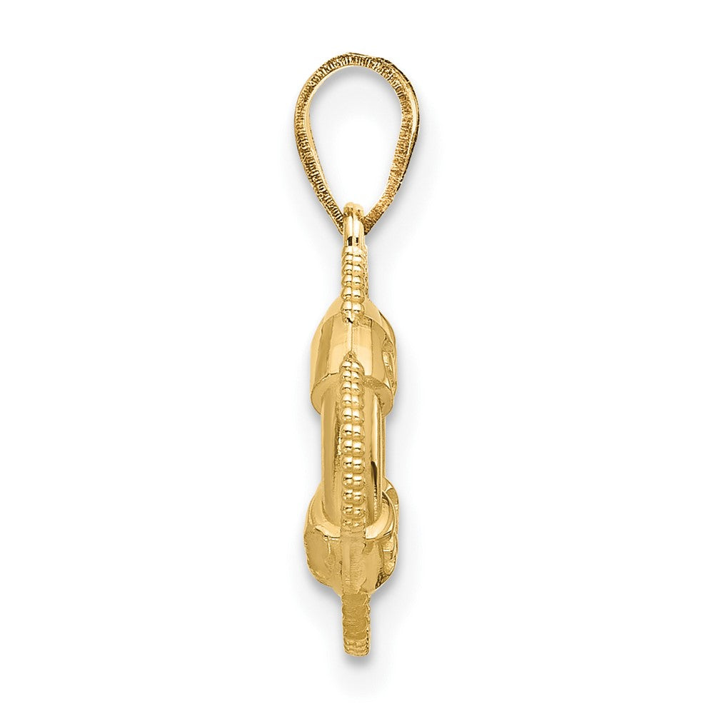 10K Gelbgold 10K Leben Preserver Charm