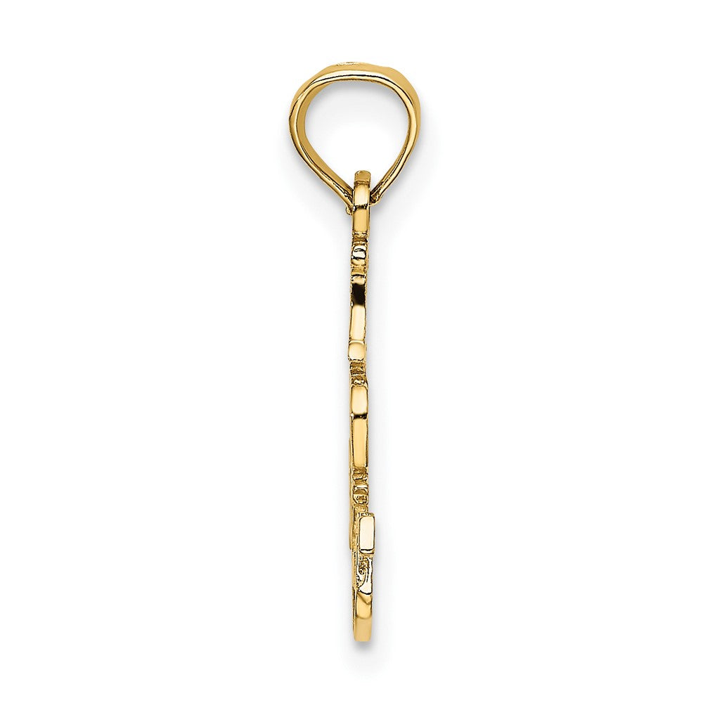 10K Gelbgold 10K I Do Nails Charm