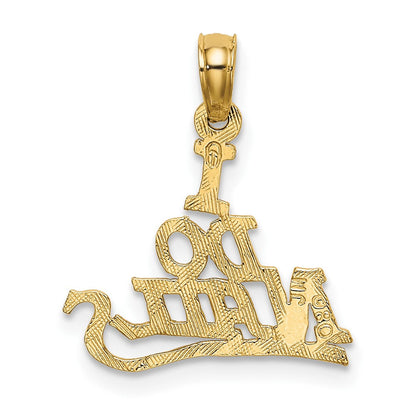 10K Gelbgold 10K I Do Nails Charm