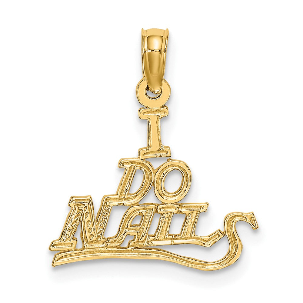 10K Gelbgold 10K I Do Nails Charm