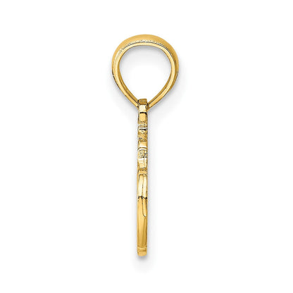10K Gelbgold 10K #1 Lehrer Charm
