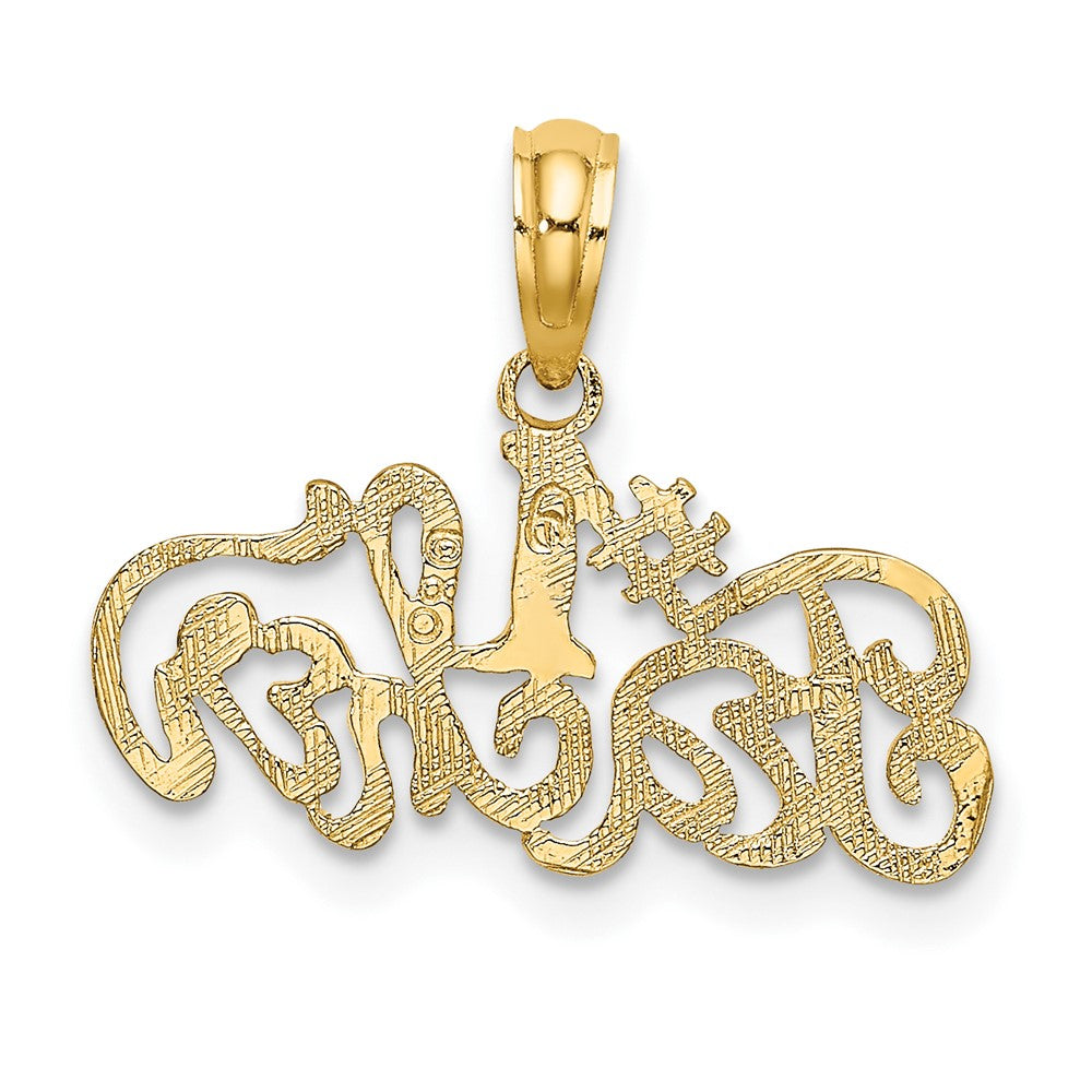 10K Gelbgold 10K #1 Lehrer Charm