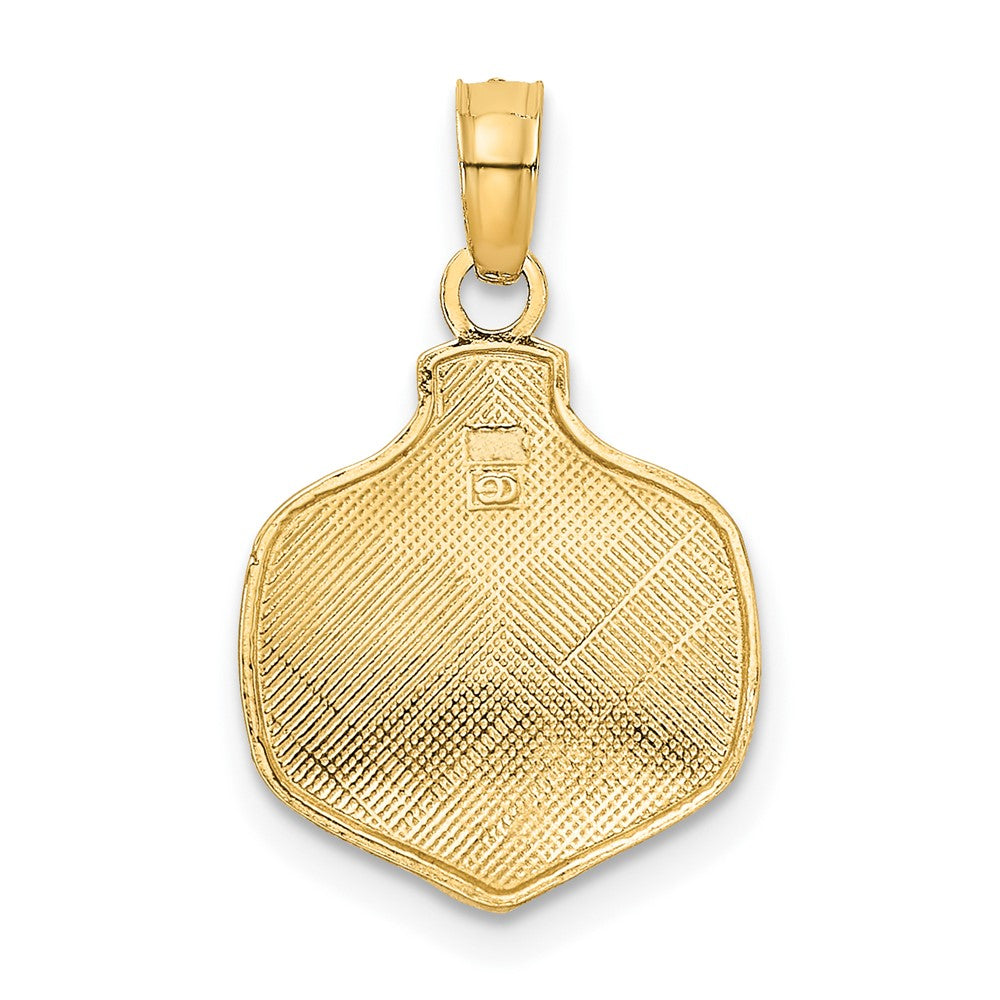 10K Gelbgold 10K Our First Weihnachten Ornament Anhänger