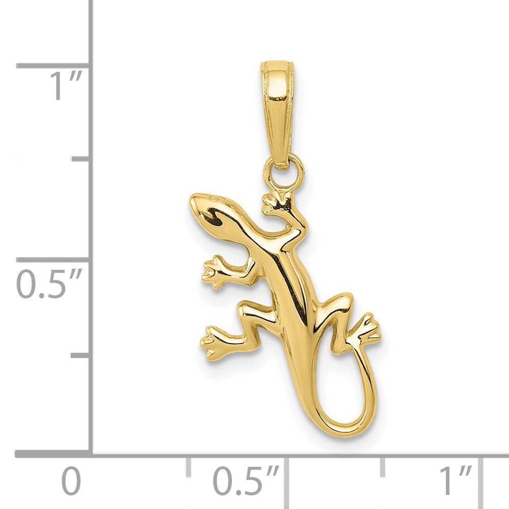 10K Gelbgold Gecko Anhänger