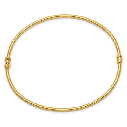 10K Gelbgold Klappbar Armreif Armband