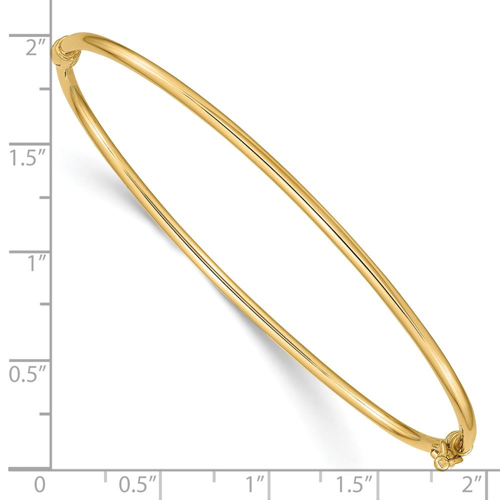 10K Gelbgold Klappbar Armreif Armband