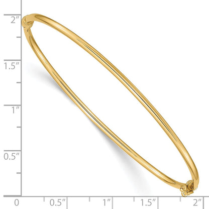 10K Gelbgold Klappbar Armreif Armband