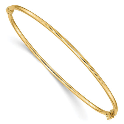 10K Gelbgold Klappbar Armreif Armband