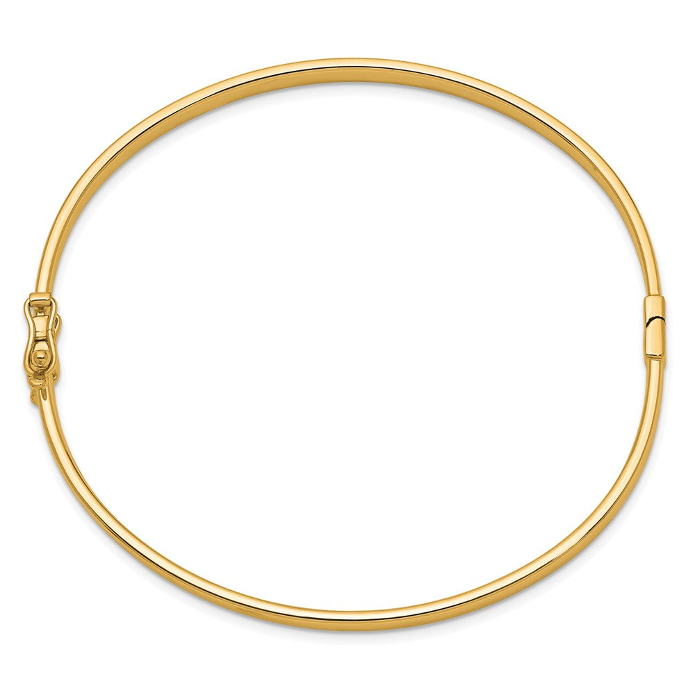10K Gelbgold 4mm Klappbar Armreif