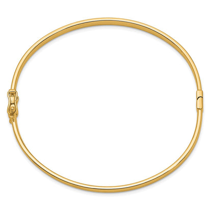 10K Gelbgold 4mm Klappbar Armreif