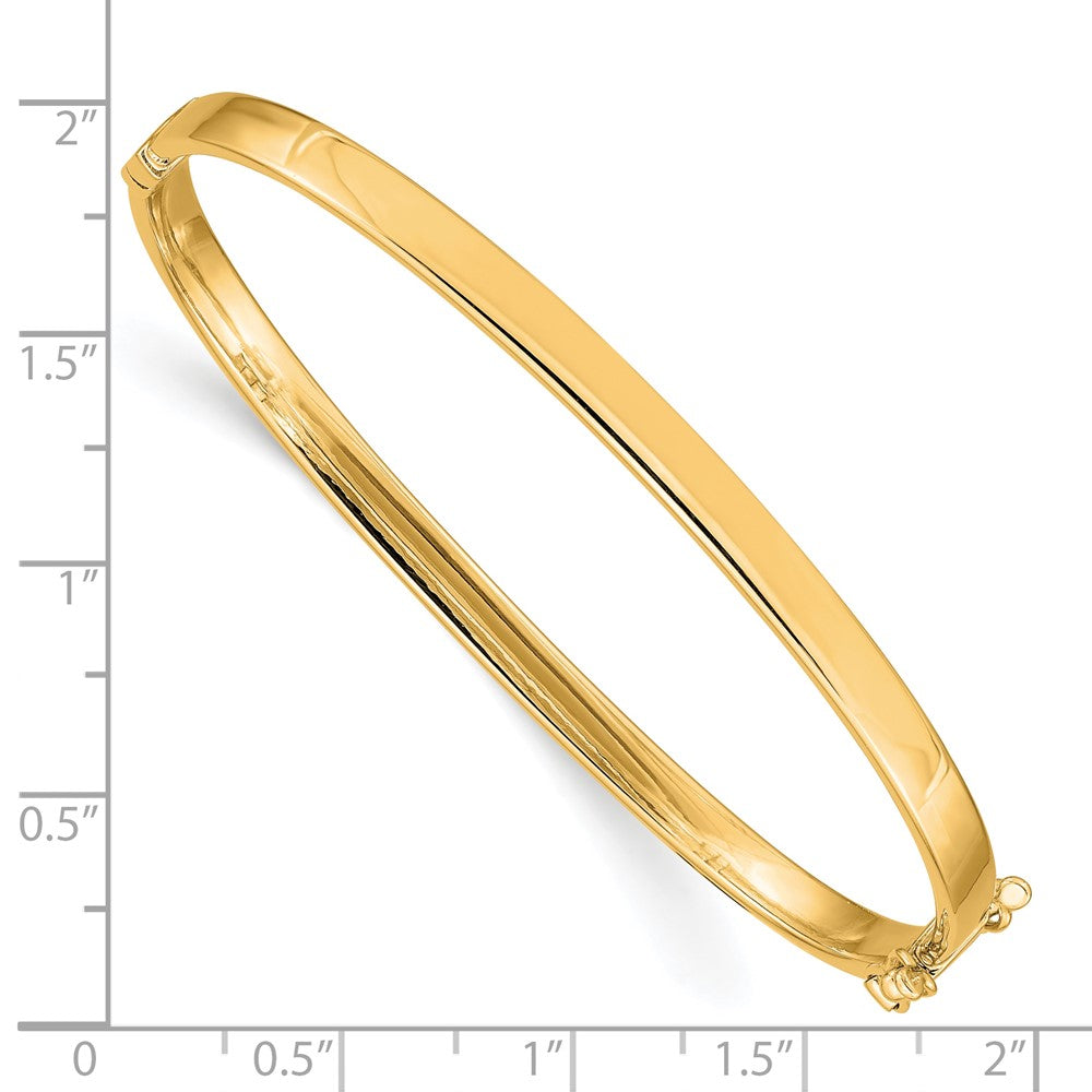 10K Gelbgold 4mm Klappbar Armreif