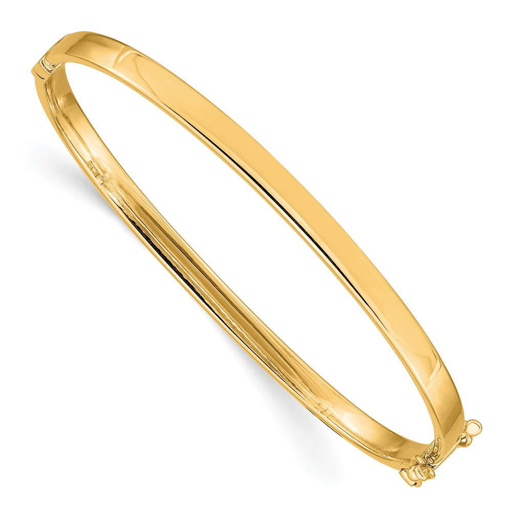 10K Gelbgold 4mm Klappbar Armreif