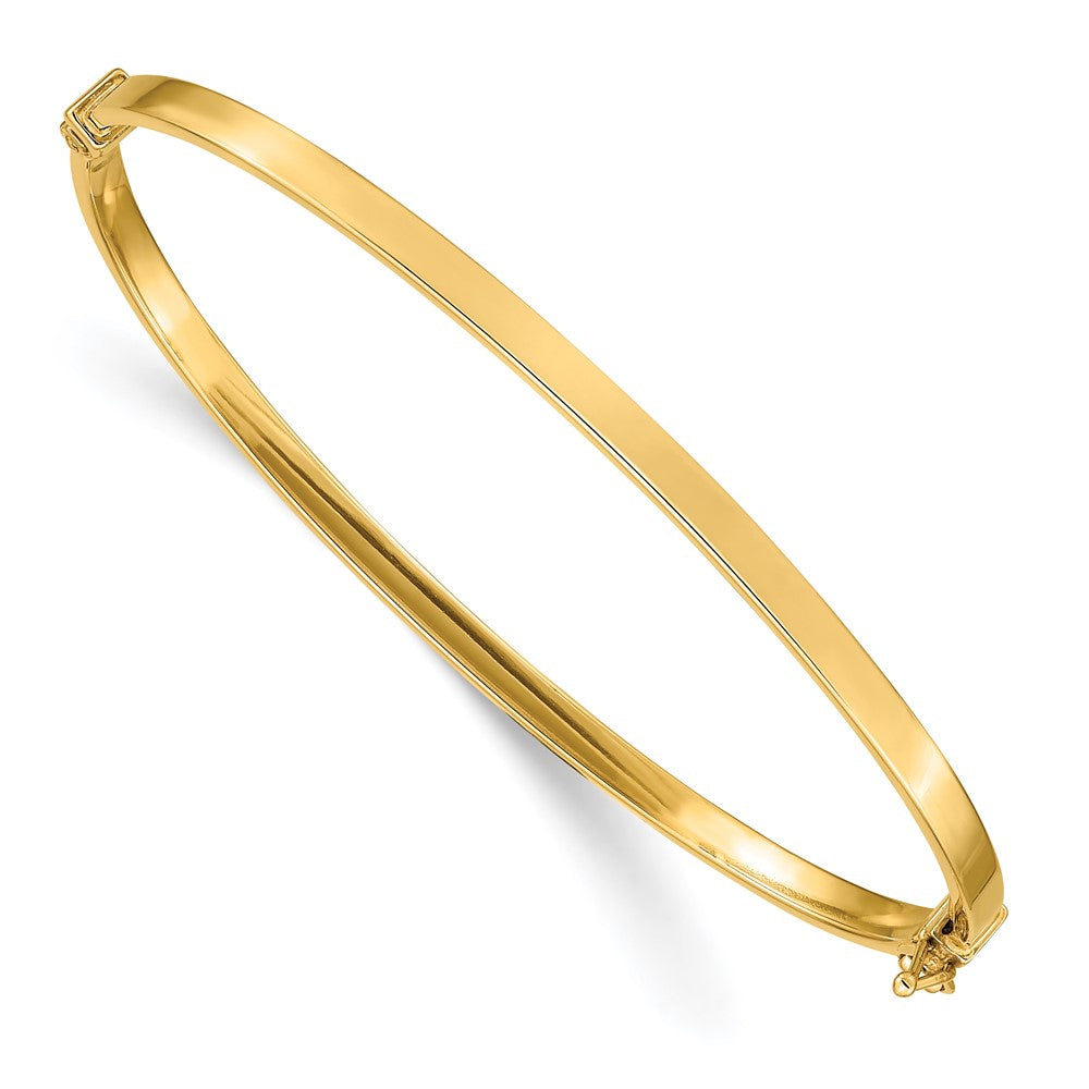 10K Gelbgold Poliert Klappbar Armreif Armband