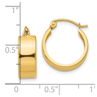 10K Gelbgold Klein Creolen