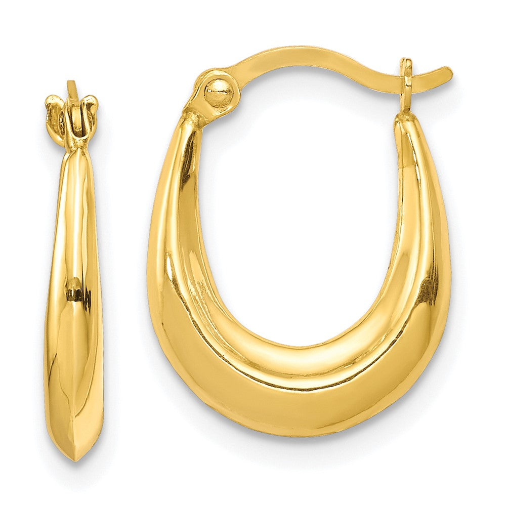 10K Gelbgold Hohl Creolen