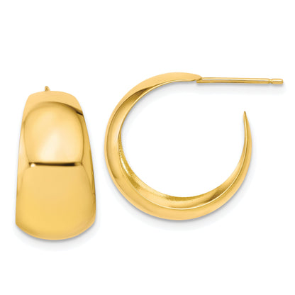 10K Gelbgold Klein Creolen