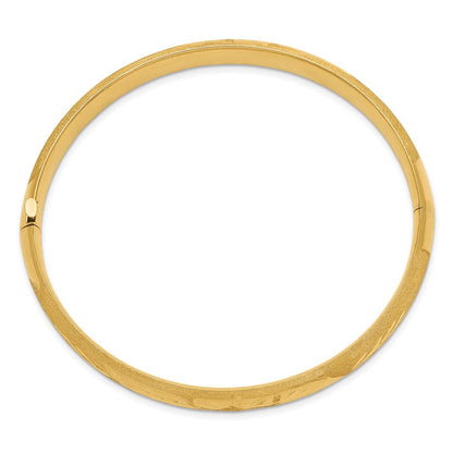 10K Gelbgold 5/16 Florentinisch Graviert Klappbar Armreif Armband