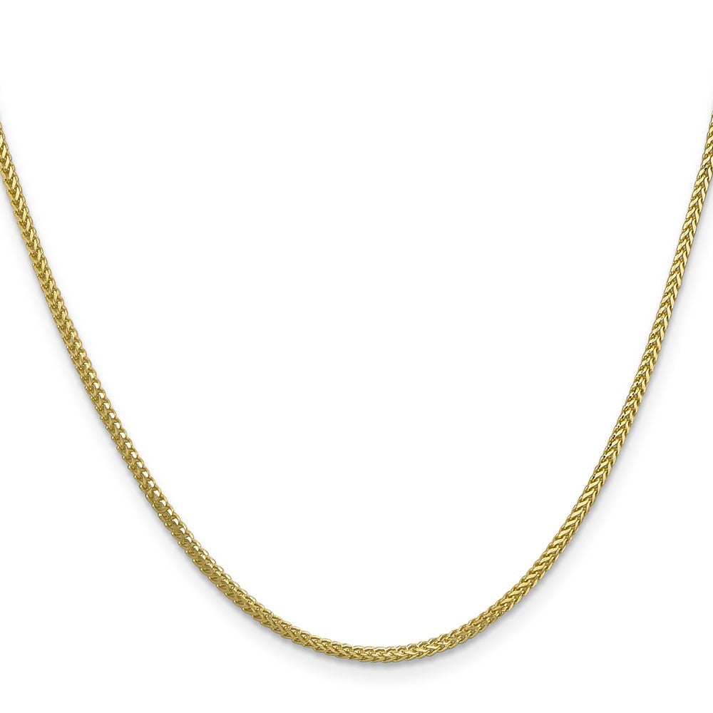 10K Gelbgold 1.3mm Franco Halskette