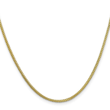 10K Gelbgold 1.3mm Franco Halskette